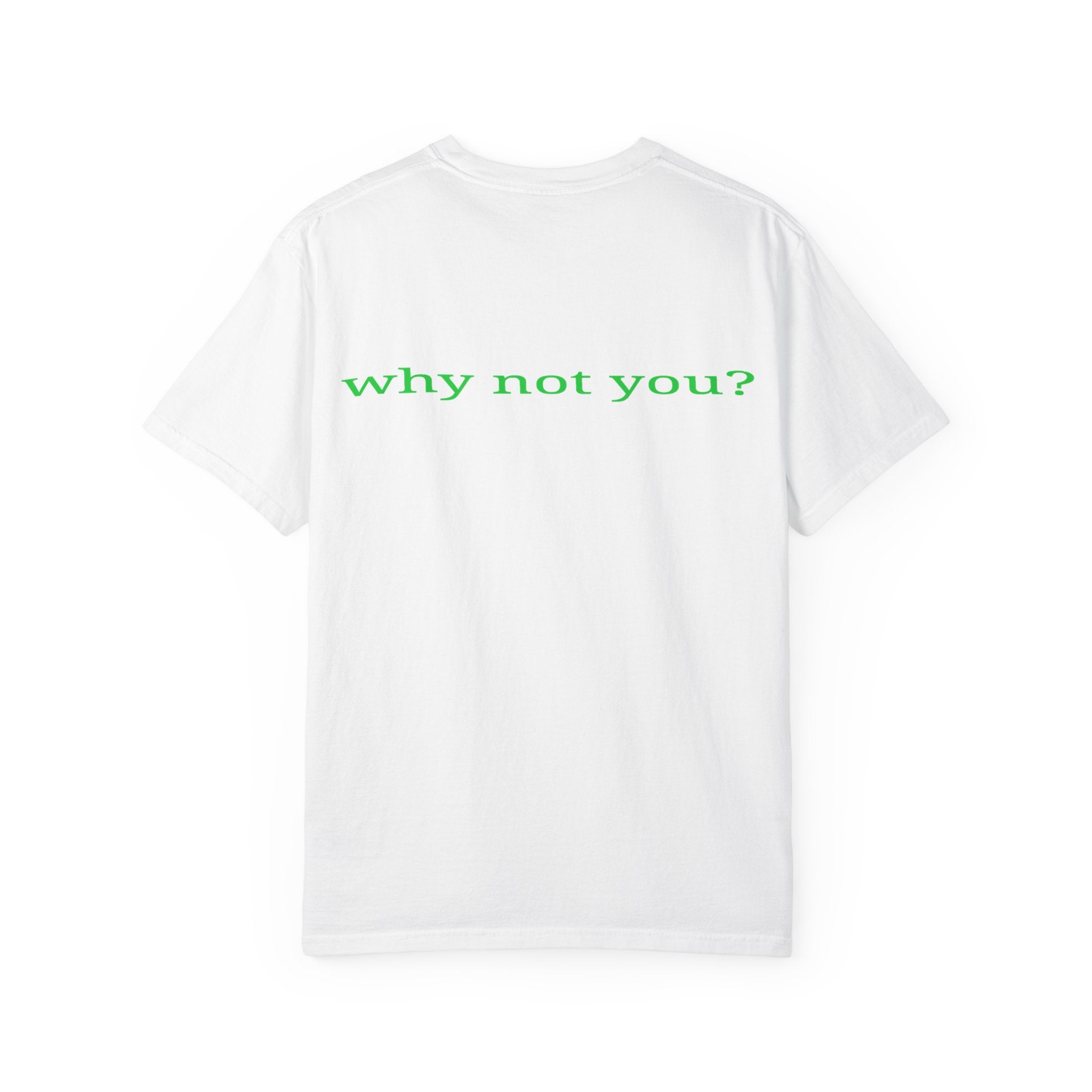Why Not You? YNU Athletics Graphic T-Shirt: SLIME GREEN