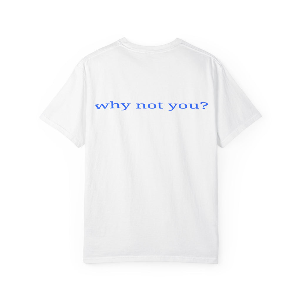 Why Not You? YNU Athletics Graphic T-Shirt: OCEAN BLUE