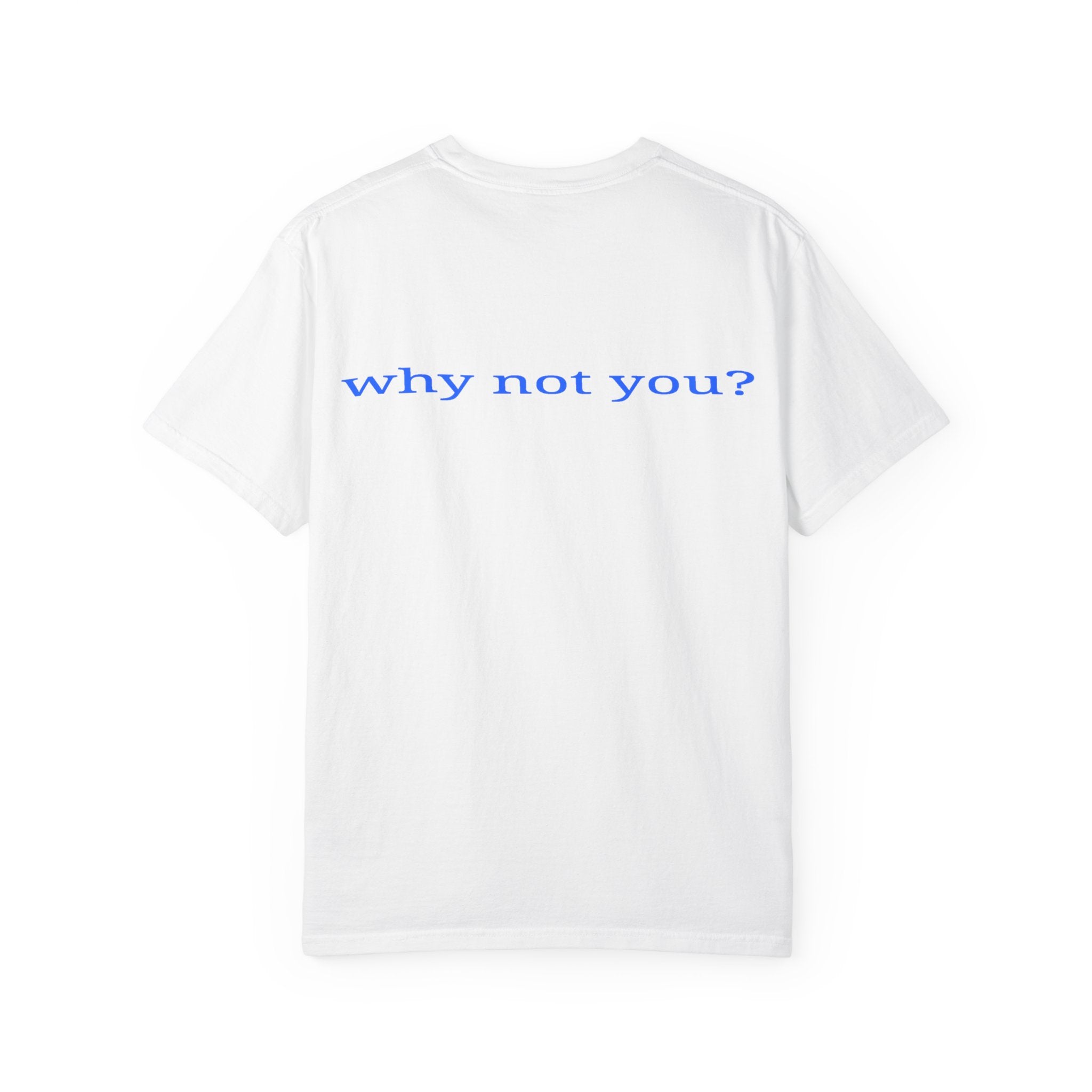 Why Not You? YNU Athletics Graphic T-Shirt: OCEAN BLUE