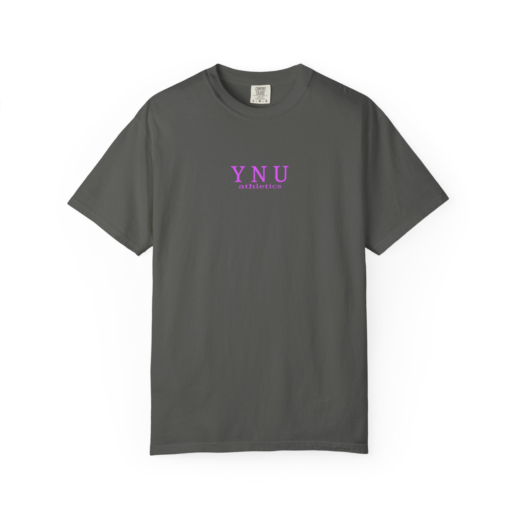 Why Not You? YNU Athletics Graphic T-Shirt: VIBRANT PINK