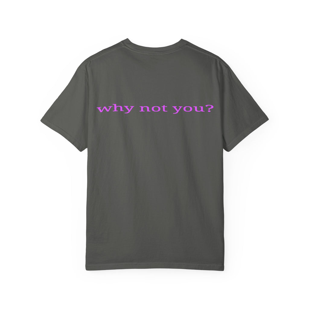 Why Not You? YNU Athletics Graphic T-Shirt: VIBRANT PINK
