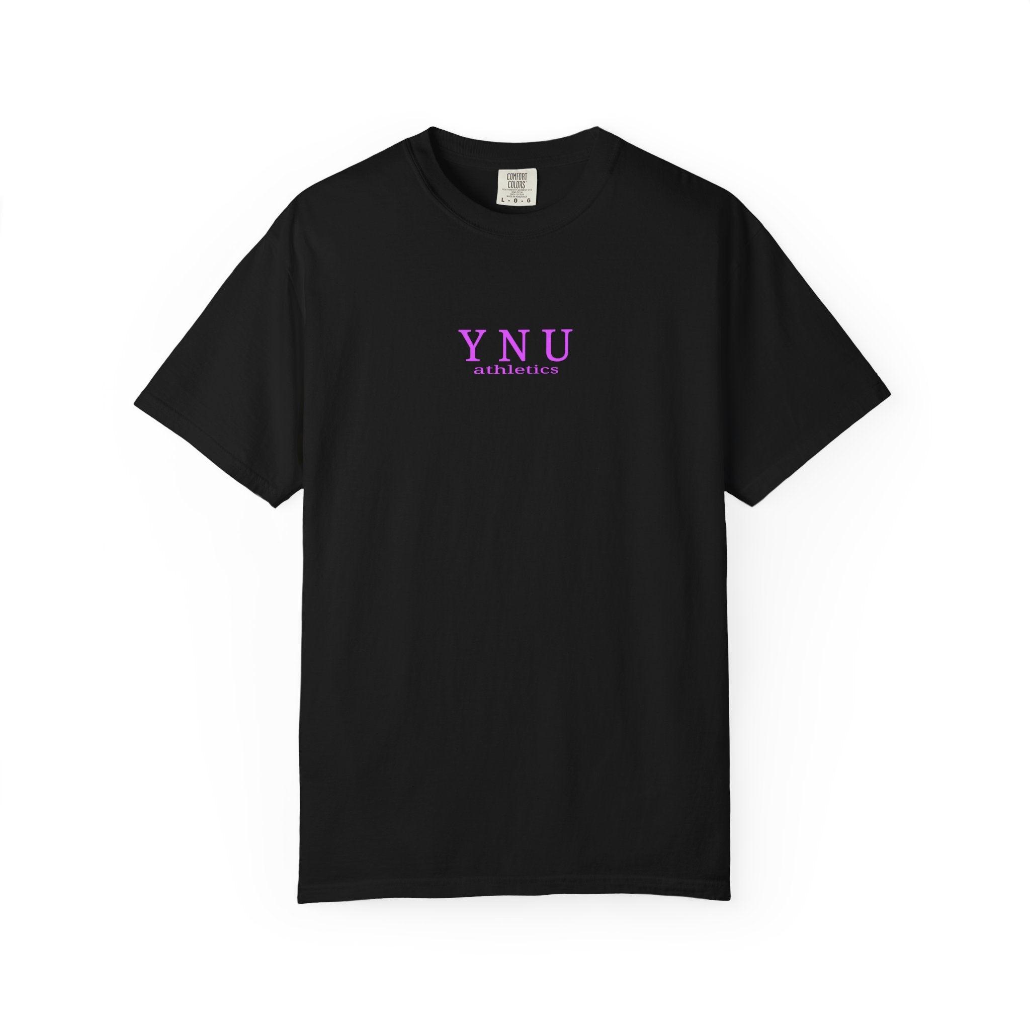 Why Not You? YNU Athletics Graphic T-Shirt: VIBRANT PINK